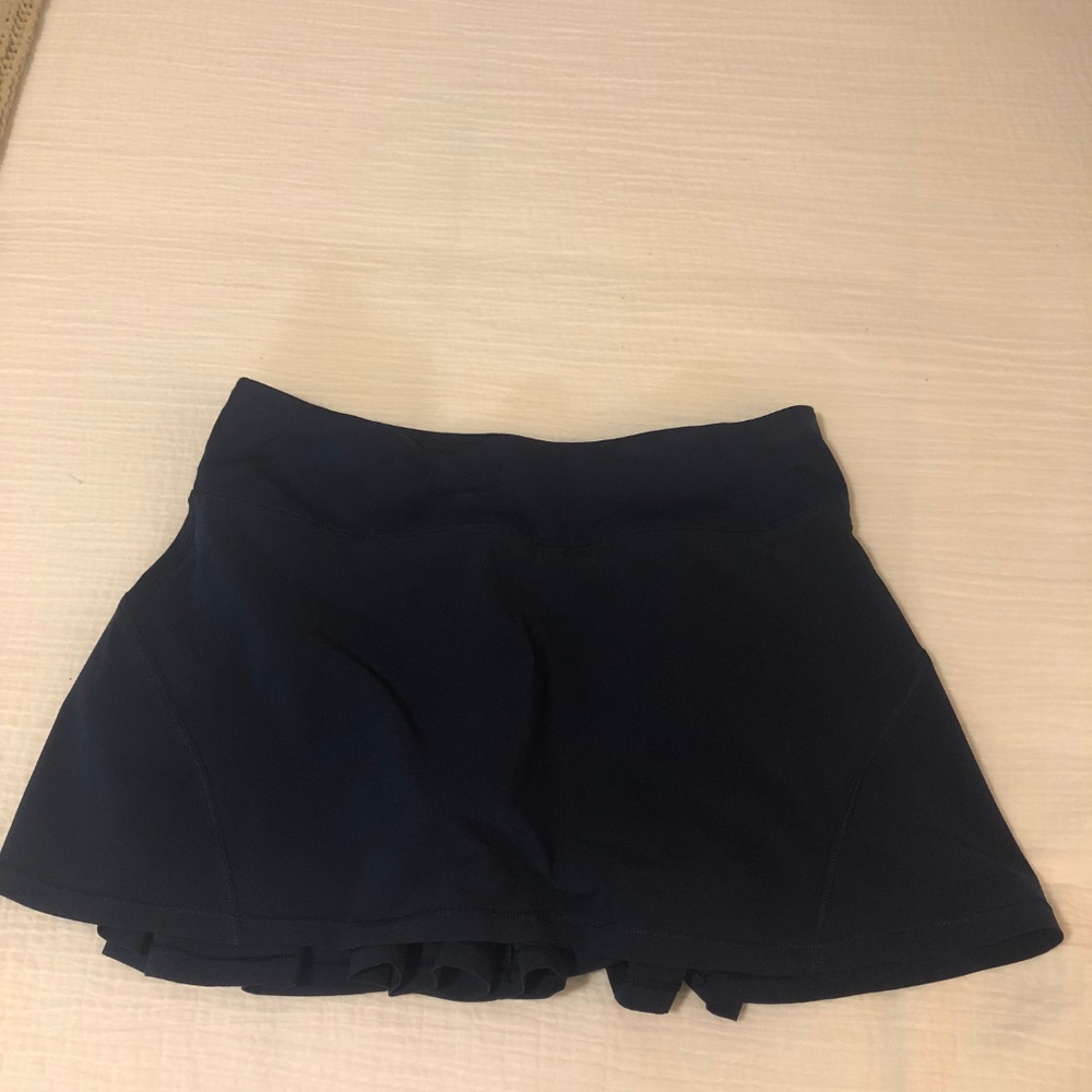 Lululemon Pacesetter Navy Blue Skort